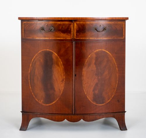 Mahogany Hepplewhite Style Side Cabinet