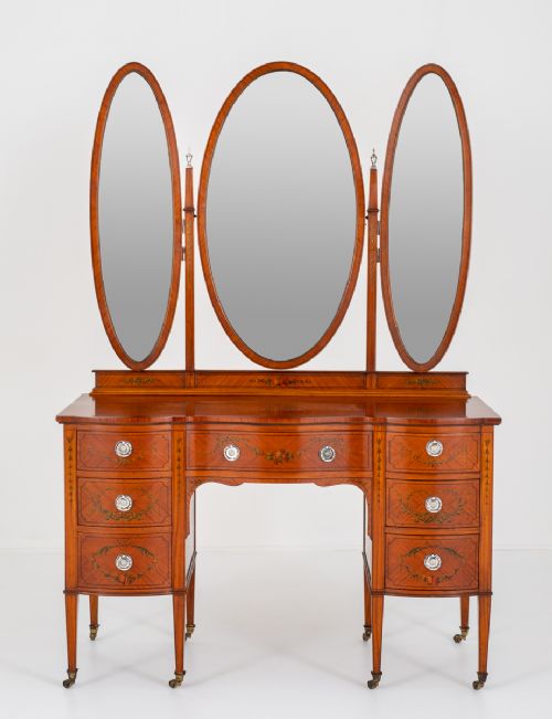 Antique Satinwood Dressing Table