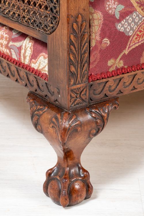 fig 1. Good Quality Mahogany Bergere Suite