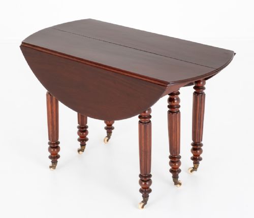 fig 1. Unusual Mahogany Extending Dining Table