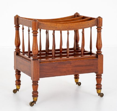 WILLIAM IV MAHOGANY CANTERBURY - ADDITIONAL PHOTO 5