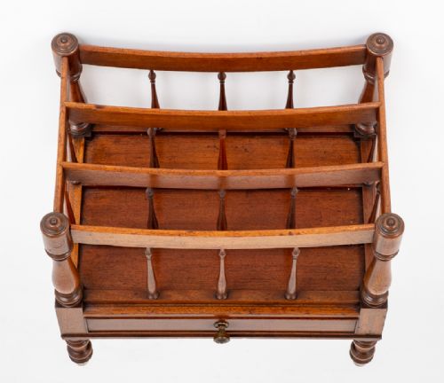 WILLIAM IV MAHOGANY CANTERBURY - ADDITIONAL PHOTO 6