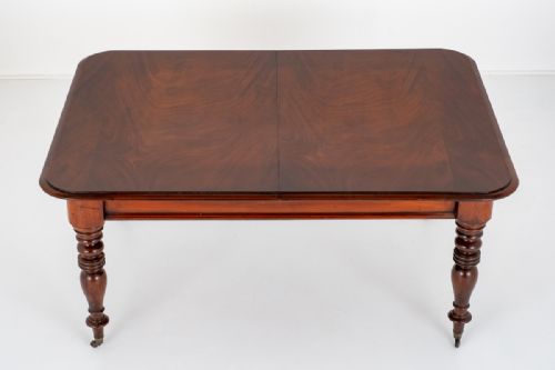 fig 1. Early Victorian Mahogany Extending Dining Table