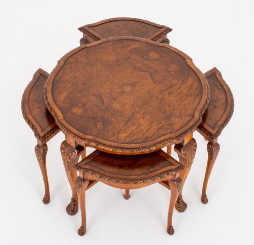 Queen Anne Style Nest of Tables