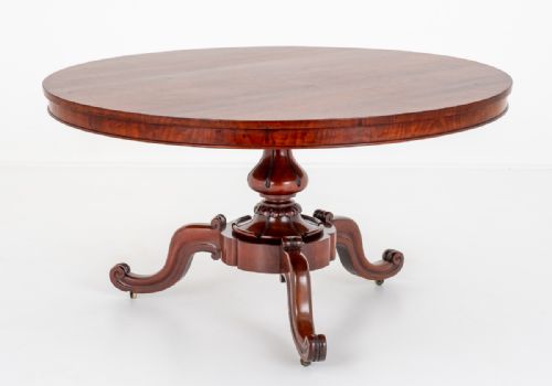 Victorian Mahogany Circular Dining Table