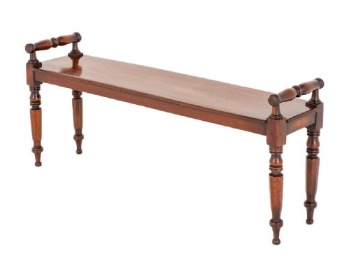 Mahogany William IV Window Seat