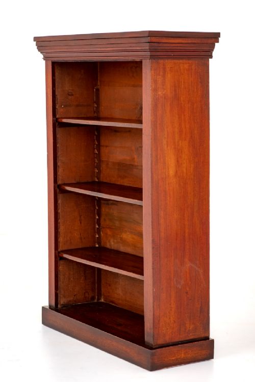 Victorian Mahogany Open Bookcase