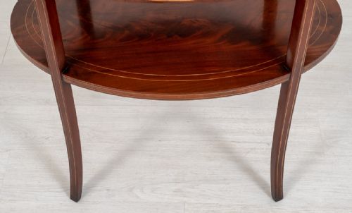 MAHOGANY INLAID ETAGERE - ADDITIONAL PHOTO 1