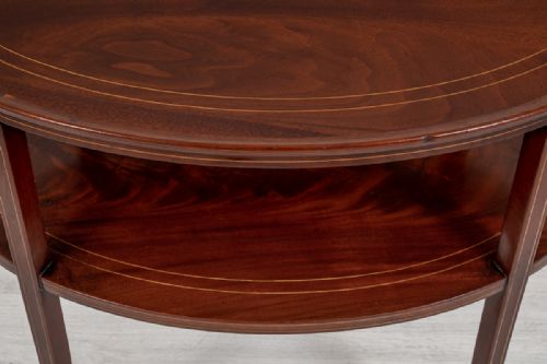 MAHOGANY INLAID ETAGERE - ADDITIONAL PHOTO 2