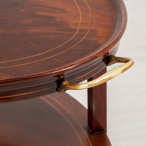 MAHOGANY INLAID ETAGERE - ADDITIONAL PHOTO 6