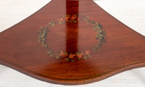PRETTY VICTORIAN SATINWOOD BOW CORNER CABINET - ADDITIONAL PHOTO 2