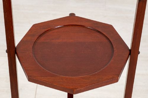 MAHOGANY FOLDING CAKE STAND - ADDITIONAL PHOTO 5