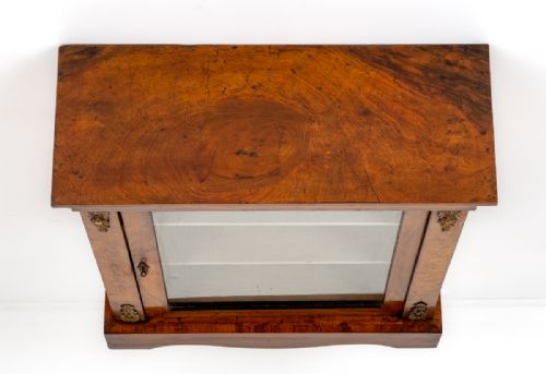 VICTORIAN AND WALNUT INLAID PIER CABINET - ADDITIONAL PHOTO 6