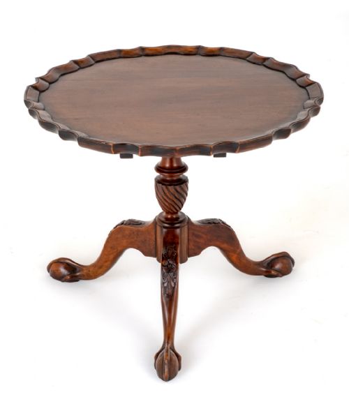 Mahogany Chippendale Style Wine Table