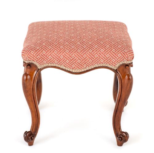 VICTORIAN ROSEWOOD STOOL - ADDITIONAL PHOTO 3