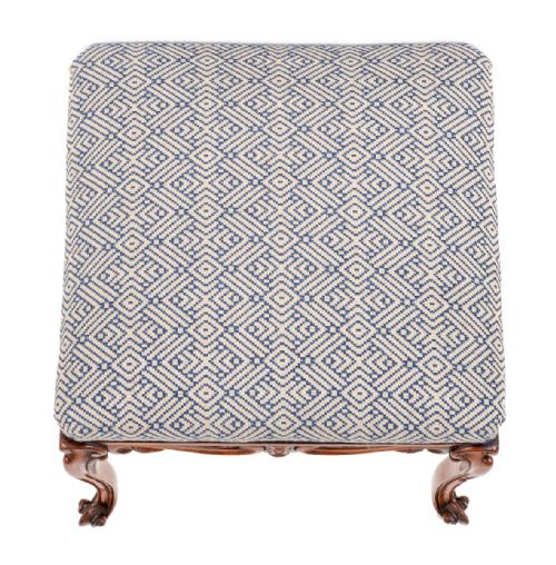 VICTORIAN MAHOGANY STOOL - ADDITIONAL PHOTO 6