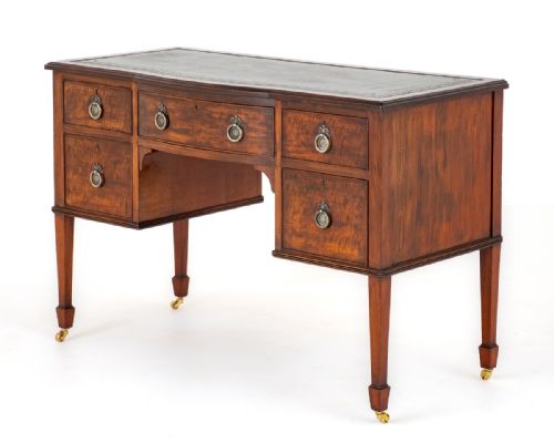 Victorian Mahogany 5 Drawer Writing Table
