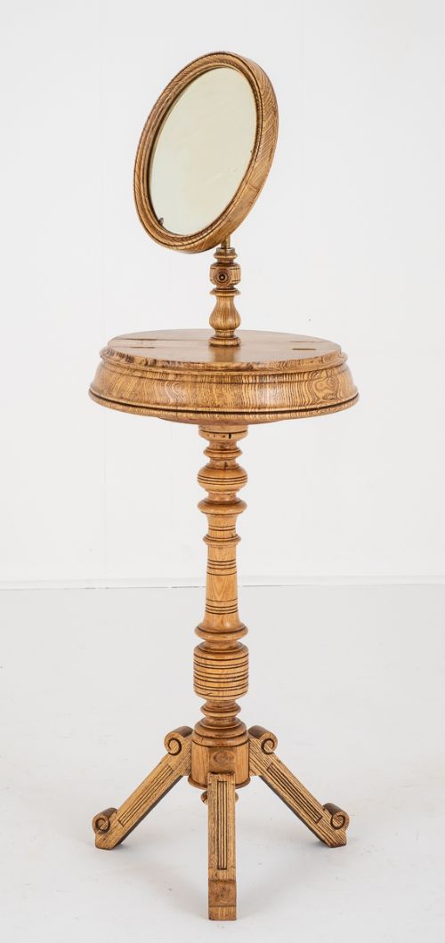 VICTORIAN ASH SHAVING STAND