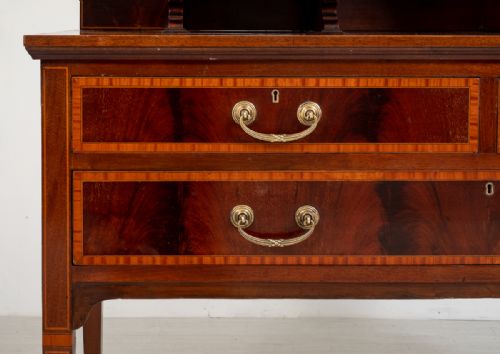 fig 1. Sheraton Revival Mahogany Dressing Table