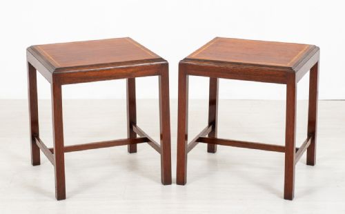 Pair of Mahogany End Tables