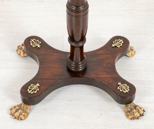 VERY PRETTY REGENCY ROSEWOOD OCCASIONAL TABLE - ADDITIONAL PHOTO 2