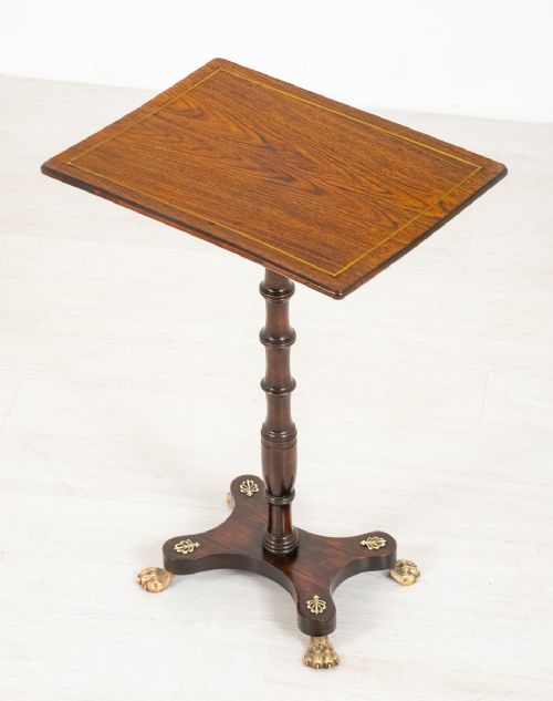 VERY PRETTY REGENCY ROSEWOOD OCCASIONAL TABLE