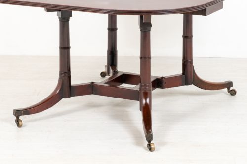 ELEGANT REGENCY MAHOGANY CUMBERLAND TABLE - ADDITIONAL PHOTO 6