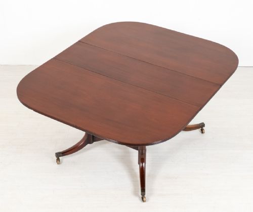 ELEGANT REGENCY MAHOGANY CUMBERLAND TABLE - ADDITIONAL PHOTO 7