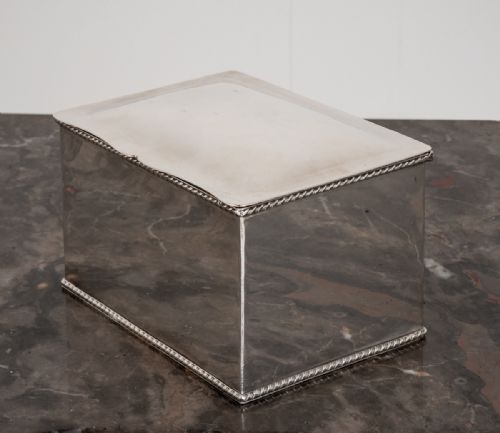 Early 20th Century Silver Plate Trinket Box