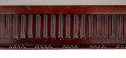 GOOD QUALITY MAHOGANY 2 LEAF EXTENDING DINING TABLE - ADDITIONAL PHOTO 2