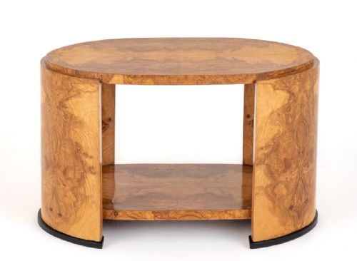 Art Deco Oval Coffee Table