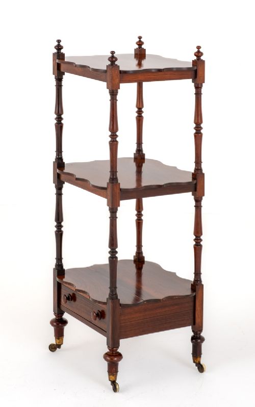 Early Victorian Rosewood Whatnot