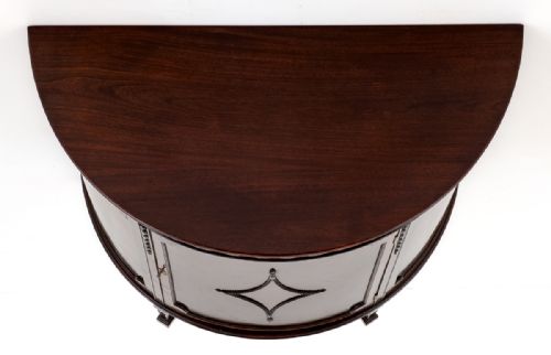 MAHOGANY HEPPLEWHITE STYLE SIDE CABINET - ADDITIONAL PHOTO 6