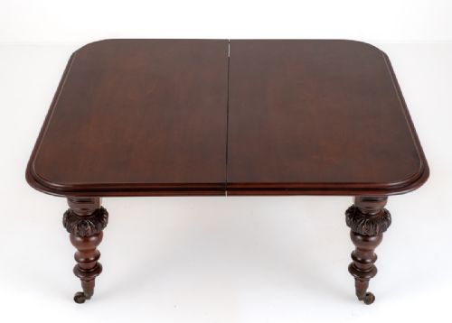 fig 1. Very Impressive Victorian Mahogany Extending Dining Table