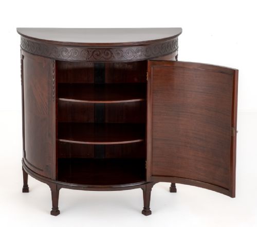 MAHOGANY HEPPLEWHITE STYLE SIDE CABINET - ADDITIONAL PHOTO 1