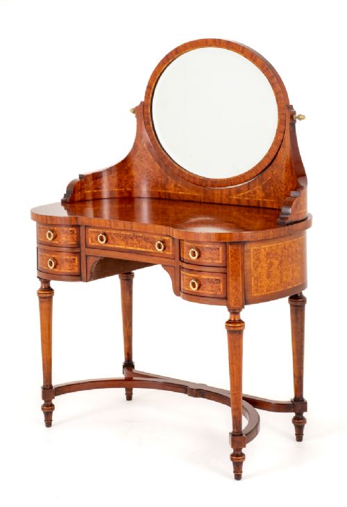 Stunning Burr Walnut French Dressing Table