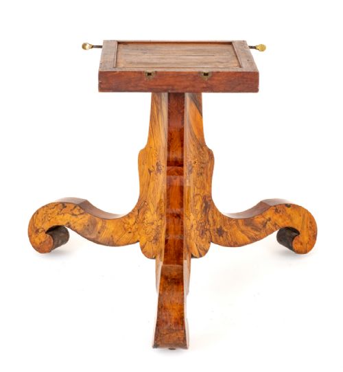 A STUNNING WALNUT AND MARQUETRY CENTRE TABLE - ADDITIONAL PHOTO 1