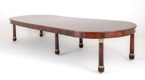 Good Quality French Mahogany Extending Dining Table