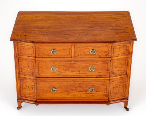 fig 1. Stunning Satinwood Chest of Drawers