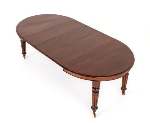 William IV Mahogany 5 Leg Extending Dining Table
