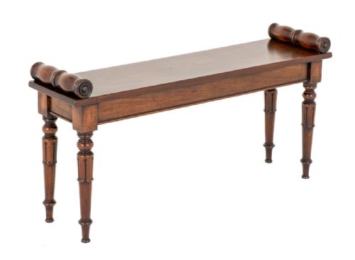 William IV Mahogany Window Seat