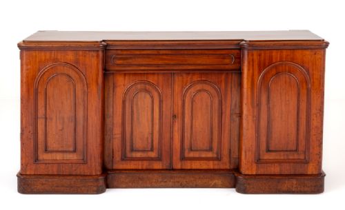 VICTORIAN MAHOGANY 4 DOOR SIDEBOARD - ADDITIONAL PHOTO 7