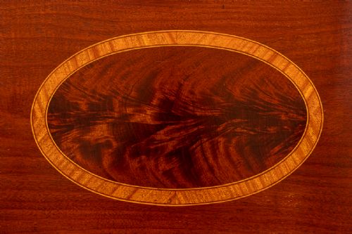 SHERATON REVIVAL MAHOGANY LADIES BUREAU - ADDITIONAL PHOTO 10