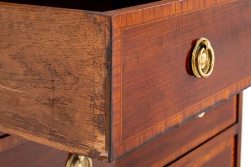 SHERATON REVIVAL MAHOGANY LADIES BUREAU - ADDITIONAL PHOTO 6