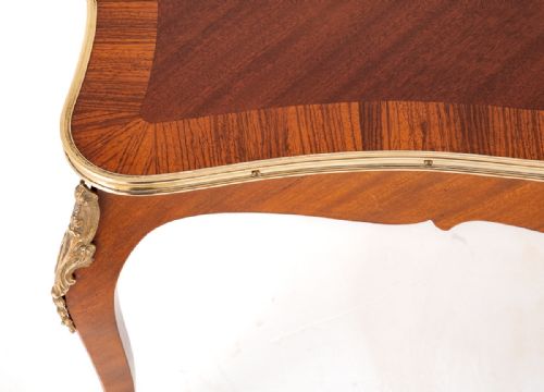 FRENCH MAHOGANY COFFEE TABLE - ADDITIONAL PHOTO 4