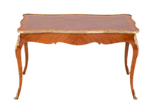 FRENCH MAHOGANY COFFEE TABLE - ADDITIONAL PHOTO 1