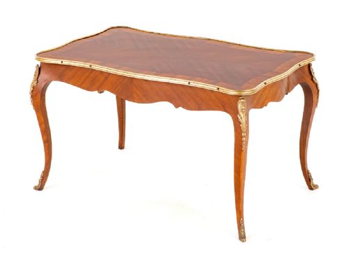 FRENCH MAHOGANY COFFEE TABLE
