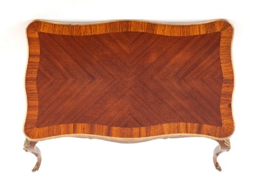 FRENCH MAHOGANY COFFEE TABLE - ADDITIONAL PHOTO 5