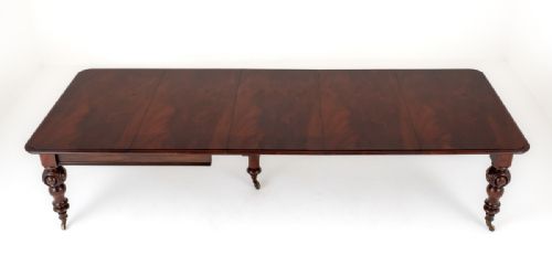 fig 1. Large Victorian Mahogany Extending Dining Table
