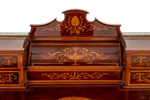 fig 1. Stunning Mahogany Inlaid Bonheur Du Jour